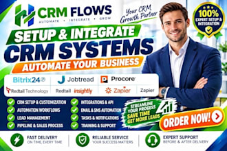 do bitrix24 CRM automation jobtread procore redtail insightly zapier integration