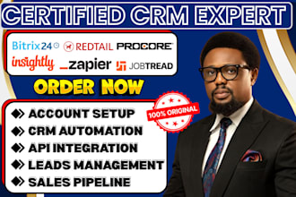 do bitrix24 CRM automation jobtread procore redtail insightly zapier integration
