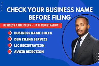 check your business name availability and register your llc or dba in the USA