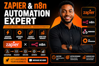build zapier n8n customer journey automation zapier api integration n8n webhook