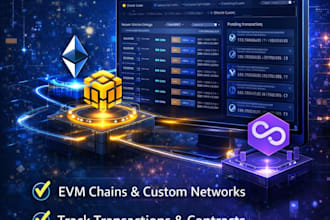 set up professional blockchain explorer for evm or custom blockchain network