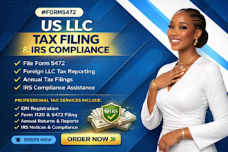 file form 5472, 1120 for foreign owned llc US tax return cp2000 as cpa