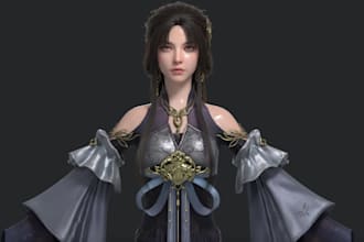 pbr 3dnsfw,realistic 3d human,ai image to vrm avatar,ue5,hair physic,zoom avatar