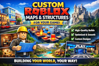 build custom maps and structures for your roblox game