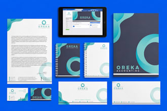 design company logo flyer business card letterhead invoice stationery envelopes