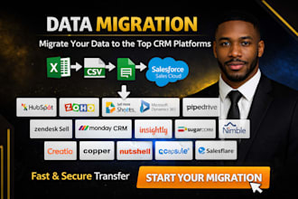 migrate data googlesheets activecampaign freshsales hubspot zoho monday crm keap
