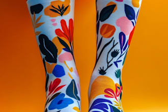 unique socks design and custom socks design