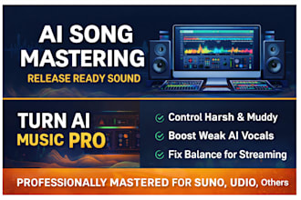 ai generated songs mastered for commercial release quality