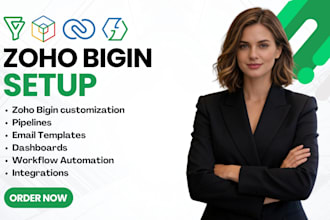 setup zoho bigin crm zoho CRM setup zoho one zoho campaign zoho books zoho desk