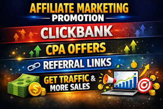 promote your clickbank affiliate link cpa offer and referral link
