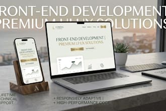 build a premium responsive front end