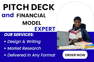 create a business or corporate presentation and pitch deck