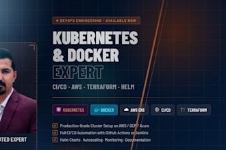set up kubernetes cluster, docker containers, and ci cd pipelines on AWS