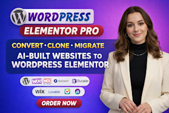 convert lovable to wordpress, copy clone replit lovable ai website to wix design