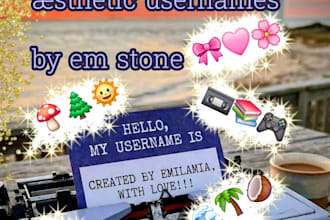 help to create the perfect online username for you