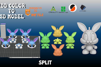 convert stl to 3mf and prepare your 3d model for bambu multicolor printing