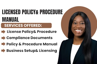 do home health care, group home license application, write policy and procedure