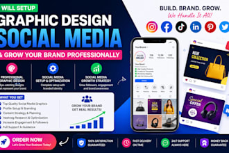 setup graphic design social media social media growth professional