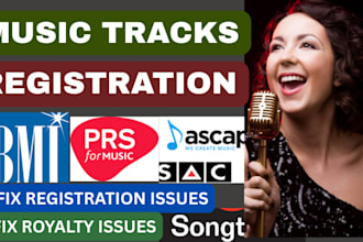 do music registration, copyright, bmi, ascap, and royalty collection