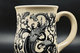 design awesome custom mug design