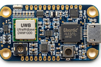 wearable electronics pcb for uwb rtls tracker and ble iot device development