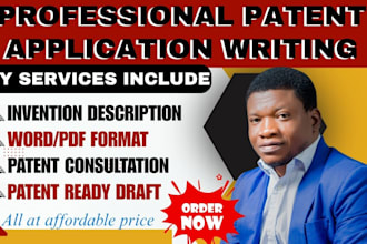 write search a utility patent application for your invention