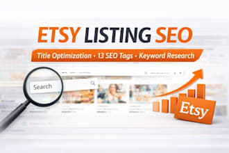 optimize your etsy listing SEO