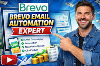 build brevo automation funnel CRM, campaign for ecommerce and agencies
