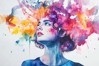paint a watercolor illustration