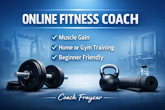 train you as an online personal trainer