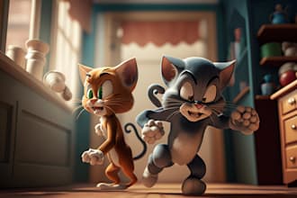 create animated son lyrics for yotub video