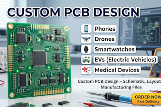 do custom pcb design for phones, drones, smartwatches, ev, and medical devices