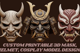 sculpt printable 3d mask 3d helmet cosplay mask helmet 3d armor model design