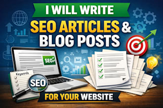 write SEO blog articles and website content