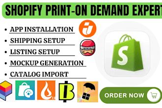 setup printful printify dropsure zopi zendrop senhub bookvault fuel ninjapod