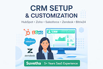 crm setup hubspot zoho salesforce zendesk implementation