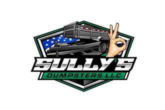 create high quality and beautiful dumpster logo design