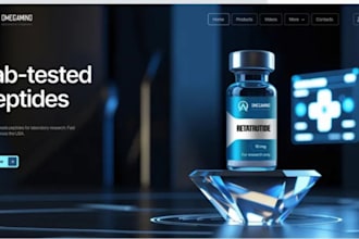 peptide website, woocommerce peptide, peptide website in shopify peptide website