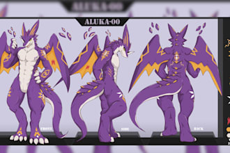 draw furry reference sheet anthro fursona ref sheet nsfw furry art furry artist