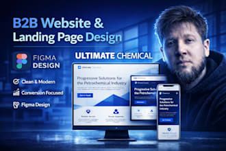 design a b2b website or landing page