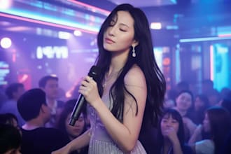 female singer sing pop jpop kpop song rock song in english korean songwriter