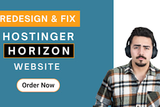 redesign hostinger website design hostinger horizon supabase api auth expert