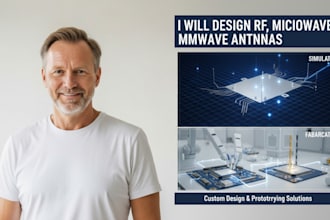 design rf, microwave,mmwavee antennas with simulation and fabrication