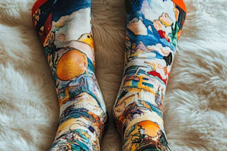 unique socks design and custom socks design