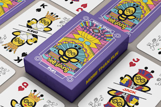 design card game board game custom playing cards flash card for kids or adults