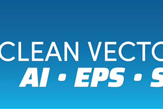 vectorize logo image and create print files