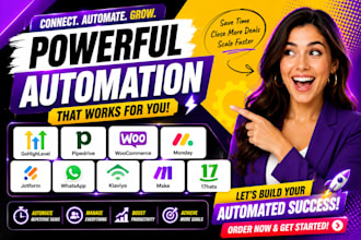 ghl automation pipedrive woocommerce monday jotform whatsapp klaviyo make 17hats