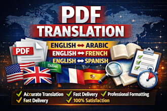 translate pdf documents to any language professionally