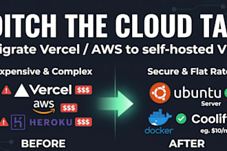 migrate your vercel or AWS app to a self hosted vps