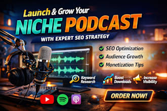 launch and grow your niche podcast with expert SEO strategy